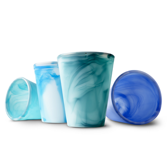 20oz Reusable Silicone Stackable Cups