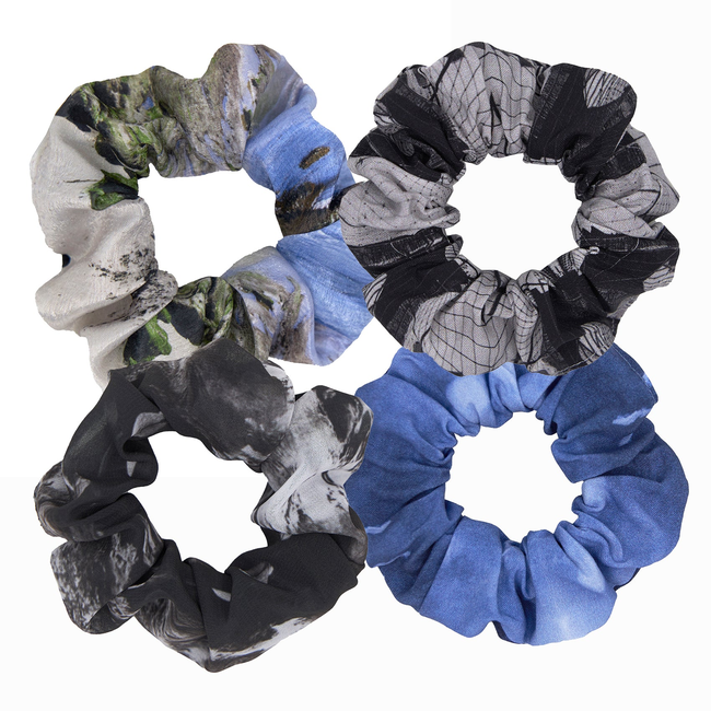Babs Eco-chic scrunchies - Variety Pack of 4 - 4", 5", or 6"-gallery-49708898484520