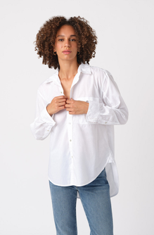 Ruth Oversized Shirt <br> White