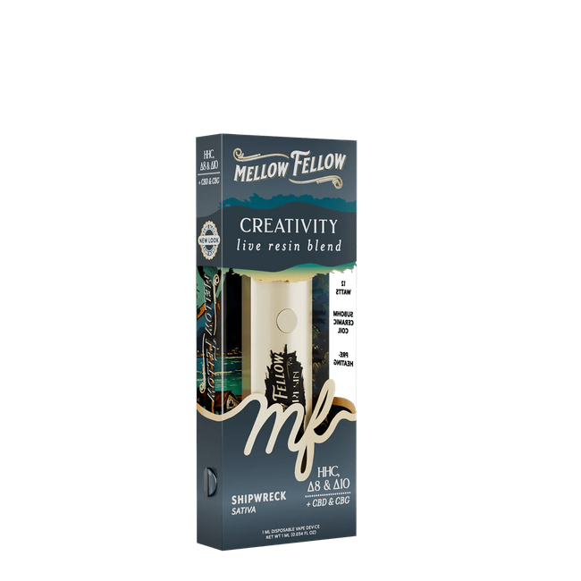 Creativity Blend - Live Resin 1ml Disposable Vape - Shipwreck (Sativa)-gallery-37327697608910