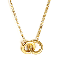 Interlocked Gold Necklace