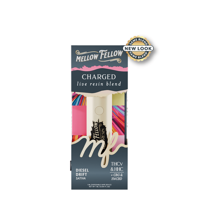 Charged Blend - Live Resin 1ml Disposable Vape - Diesel Drift (Sativa)-gallery-36987862384846