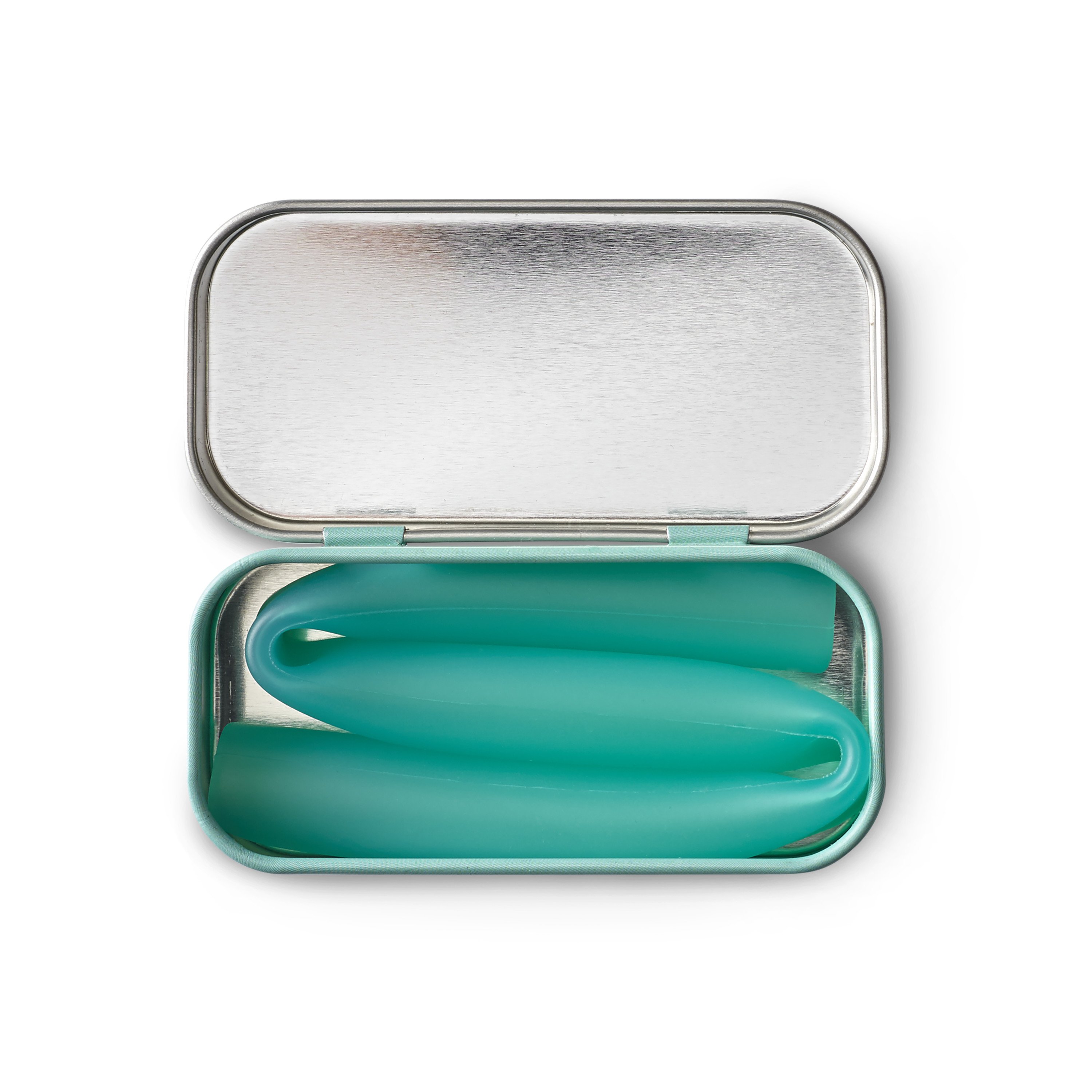 Extra Wide Reusable Silicone Straw and Travel Case, 3pk Public