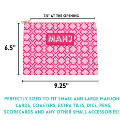 Premium Mahjong Card & Accessory Bag