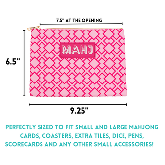 Premium Mahjong Card & Accessory Bag