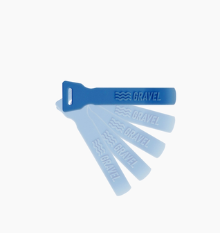 Toiletry Bag Zipper Pulls - Glacier