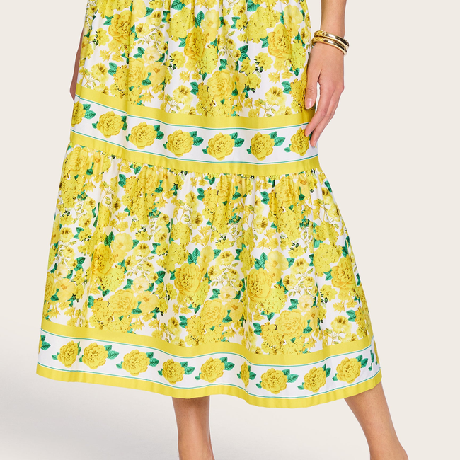 Mondo Floral Poplin Skirt-gallery-43968243400954