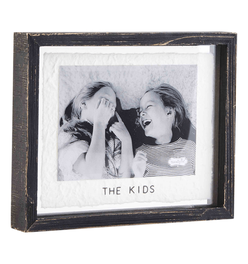 The Kids Black Wood Picture Frame