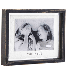 The Kids Black Wood Picture Frame