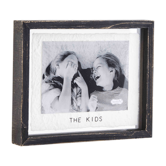 The Kids Black Wood Picture Frame