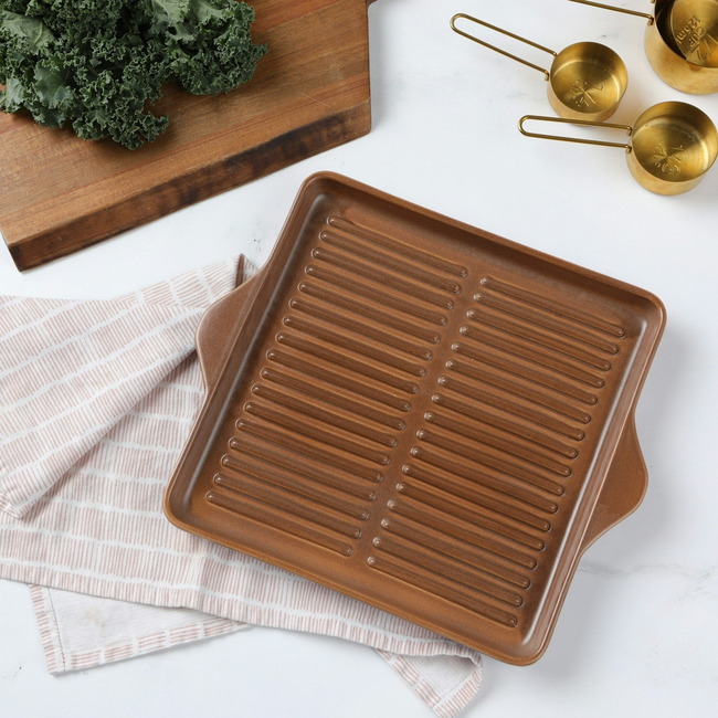 Indoor/Outdoor Ceramic Stoneware Grill Pan-gallery-53351564476788