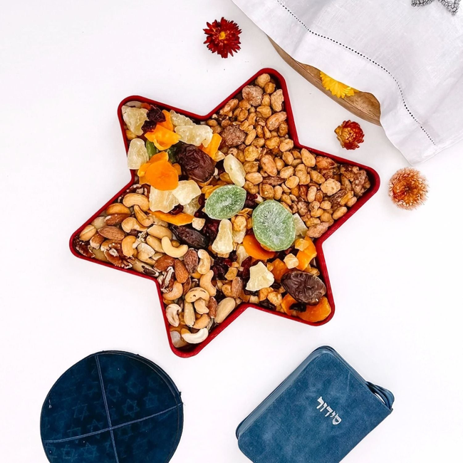 Happy Hanukkah Star of David Gourmet Gift Box-gallery-42649236308176