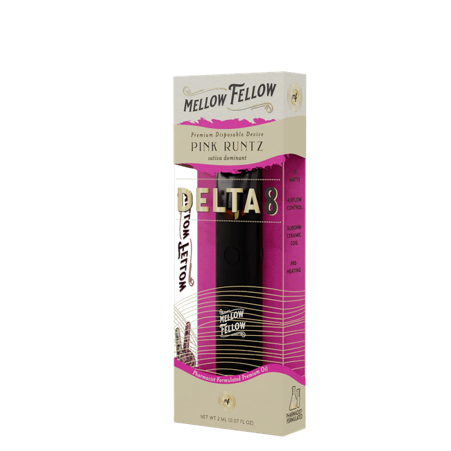 Delta 8 Premium 2ML Disposable Vape - Pink Runtz (Sativa Dominant)-gallery-37327680110798