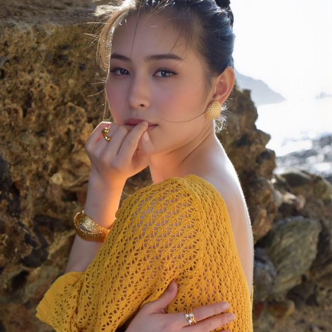 Triple Pearl Hammered Ring-gallery-33444928487499