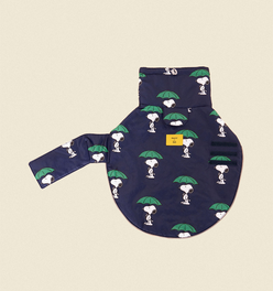 Snoopy and Woodstock Raincoat - Navy