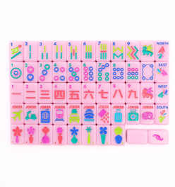 MINI TRAVEL MAHJONG  |  Mini Anywhere Series  |  Pink