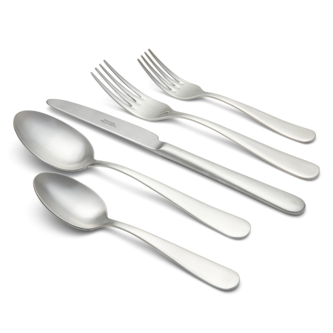 Signature Stainless Steel Flatware Set (20-Piece Set, 4 Place Settings)-gallery-53882628473204
