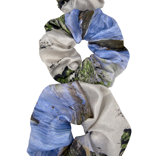 Babs Eco-chic scrunchies - California Beach Print - Set of 3 Sizes-gallery-49708464832808