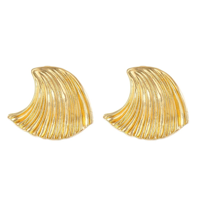 Bold Wave Earrings-gallery-31654155944011