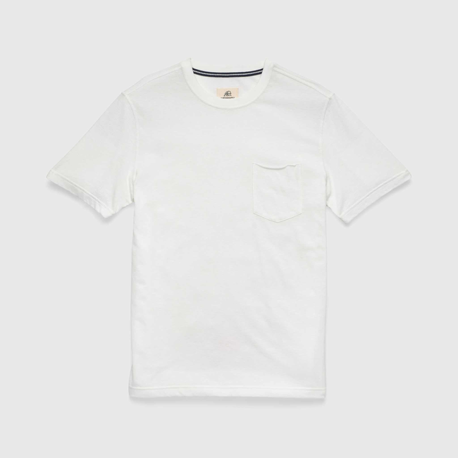 Nick Slub Pocket Tee - White-gallery-45068328993026