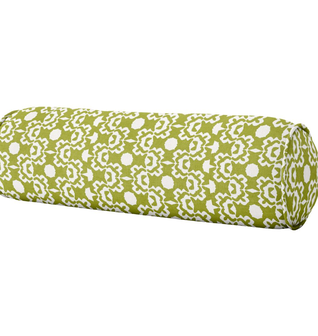 Aspen Moss Round Bolster Pillow