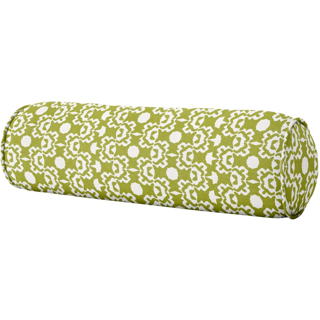 Aspen Moss Round Bolster Pillow-gallery-45888682033400