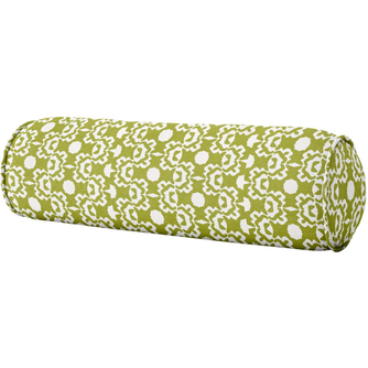 Aspen Moss Round Bolster Pillow