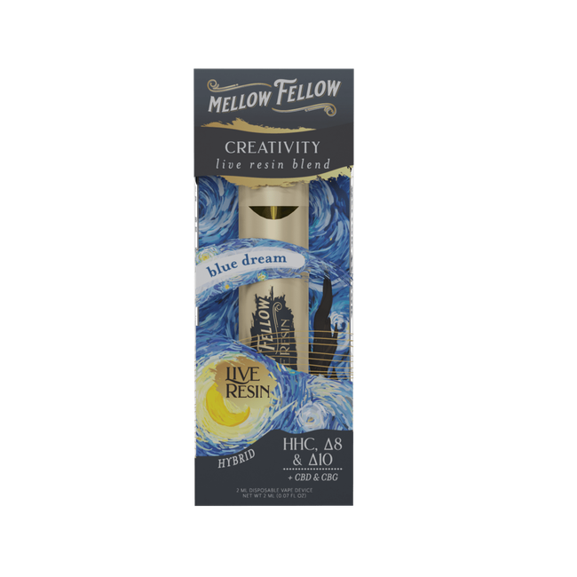 Creativity Blend 2ml Live Resin Disposable Vape - Blue Dream (Hybrid)-gallery-37327753642190