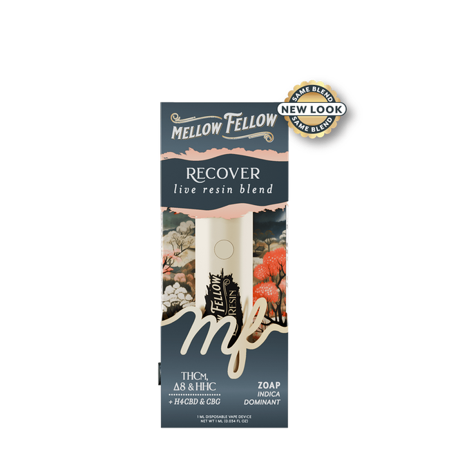 Recover Blend - Live Resin 1ml Disposable Vape - Zoap (Indica Dominant)-gallery-36987865333966