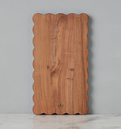 Scalloped Cutting Board, Medium Rectangle
