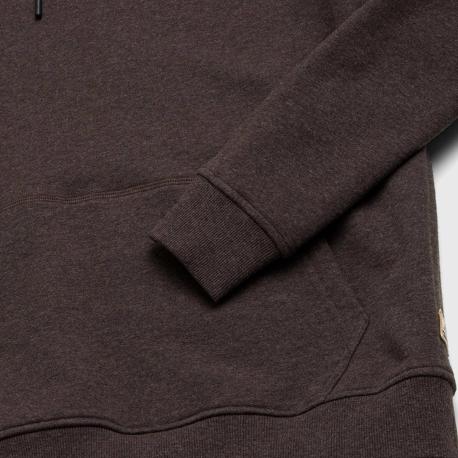Marine French Terry Hoodie - Brown Heather-gallery-44025292816642