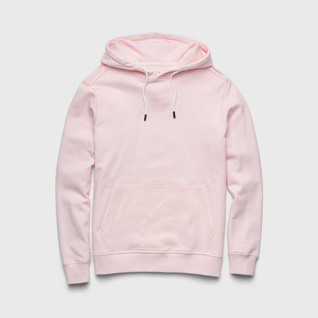 Marine French Terry Hoodie - Barley Pink-gallery-42415598436610