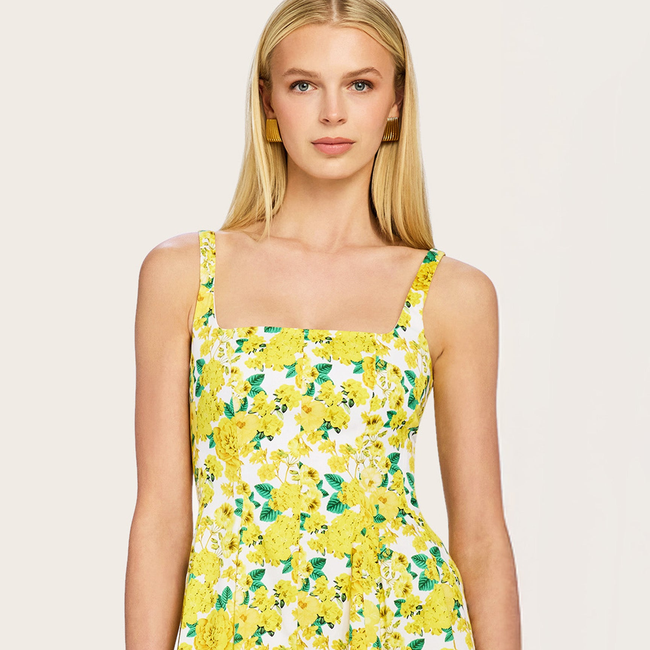 Courtney Floral Poplin Dress-gallery-43952848142586