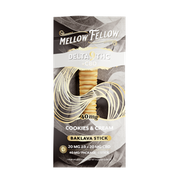 Delta 9 THC + CBD Baklava Sticks - Cookies & Cream 40mg