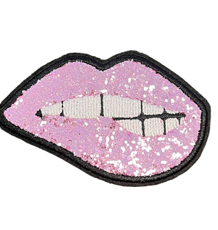 Pink Sparkle Lips
