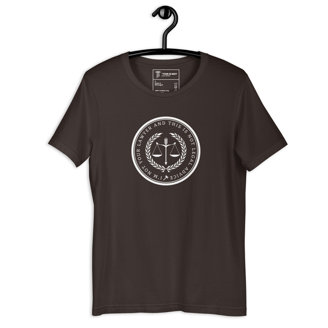 Not Your Lawyer Unisex t-shirt-gallery-33166841479234