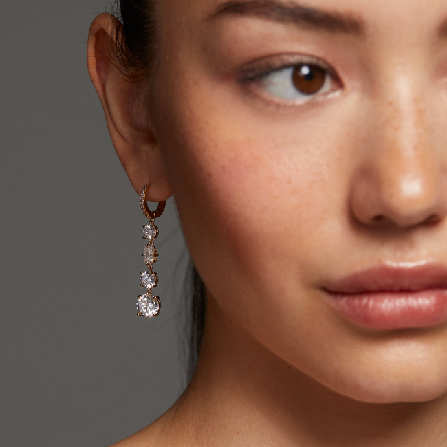 STELLAR CZ LINEAR LEVERBACK EARRINGS-gallery-48486080676099