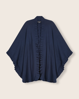 Volant Knitted Cashmere Cape