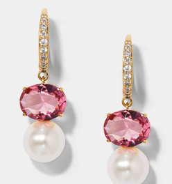 NATURAL BEAUTY PINK DROP EARRING