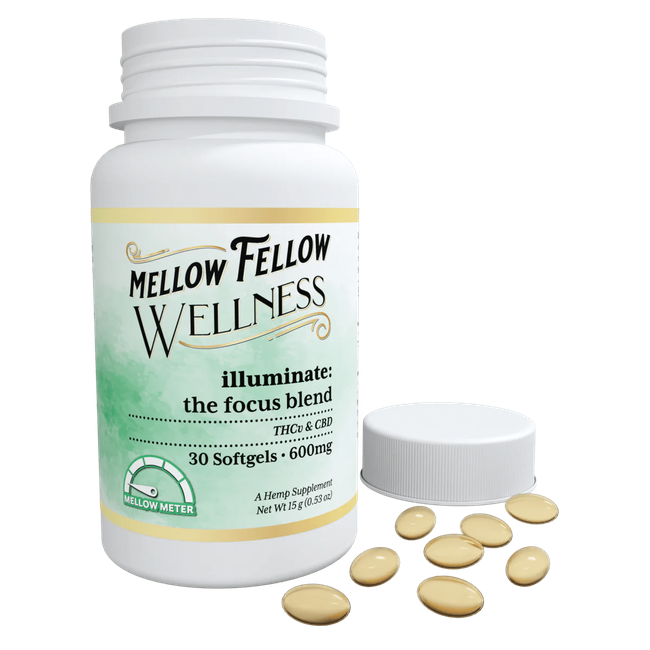 The Focus Blend Softgels - 600mg-gallery-37327686467790
