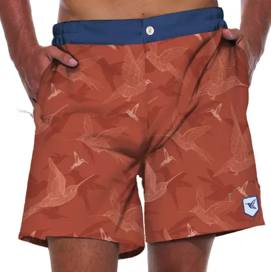 Mens Luxury Swim Trunks | El Colibrí-gallery-37612880167069