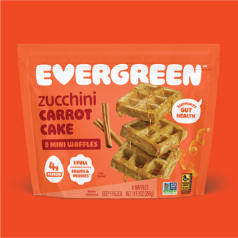 Zucchini Carrot Cake Mini Waffles