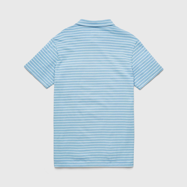 Michael Stripe Polo - Blissful Blue-gallery-42409669755138