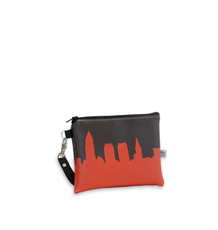 Football Stadium Skyline Game Day Wristlet