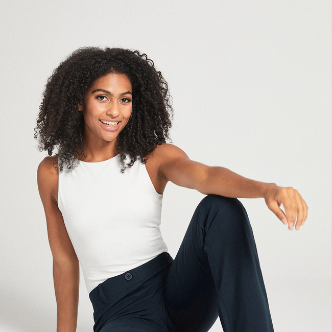 Classic Dress Pant Yoga Pant | Straight (Navy)-gallery-41955674980604