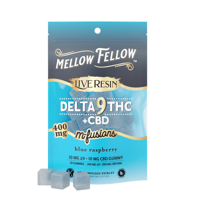 Delta 9 Live Resin Edibles 400mg - Blue Raspberry-gallery-38665649225934