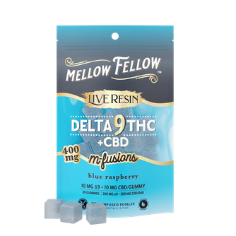 Delta 9 Live Resin Edibles 400mg - Blue Raspberry
