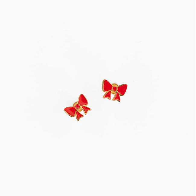 Red Enamel Bow-gallery-37364181762222
