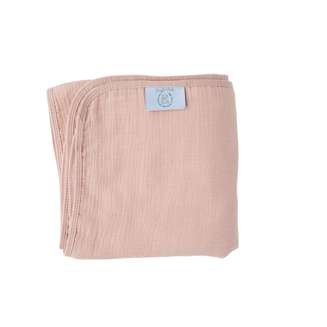 100% Muslin Cotton Blanket – Coral Pink Solid (Available in Two Sizes)-gallery-46906247020777