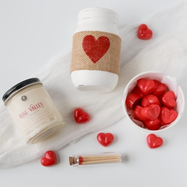 Romantic Rose Valley Candle and Wax Melts Set-gallery-30903444308038